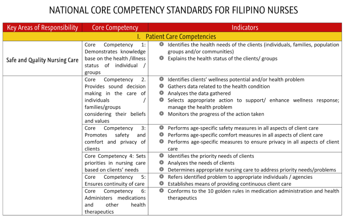 Comprehensive core competency nursing 64 questions and answers